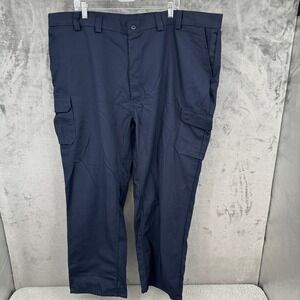 Dickies Mens Cargo Pants W48 L32 Navy Blue‎ Work Utility Casual Trousers